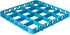 Carlisle FoodService Products RE1614 OptiClean 16 Compartment Divided Glass Rack Extender, 1.78", Blue...