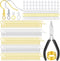 MAIBAOTA Earring Hooks for Jewelry Making, 602 Pcs Earring Making Supplies, 925 Silver and Gold Plated Earring Making Kit, Earring Findings, Jump ...