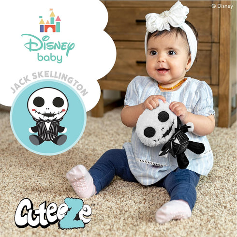KIDS PREFERRED Disney Cuteeze Nightmare Before Christmas Jack Skellington Stuffed Animal Plush Toy - for Babies and Toddlers, Multicolor,6 inches...