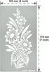 Aleks Melnyk No.273 Metal Stencil, Sunflower in a bouquet with wildflowers, Leaf Blossom, Small Stencil, 1 PC, Template for Wood Burning, Engravin...