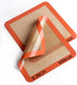 Silicone Baking Mats Set of 2 Square Non-Stick Reusable Air Fryer Linner - Best German Silicone - 9 inch...