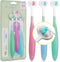 Extra Soft Toddler Toothbrush with 10,000 Bristles, Toddler toothbrushes 1-2 Toothhugger High Efficient 3 Sides Baby Toothbrush, Infant Toothbrush...