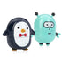 Nuby Silly Squirts Bath Toys, Easy to Clean Children's Toy, Robot and Penguin, 2 Count...