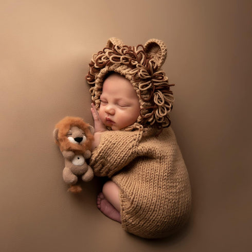 M&G House Newborn Photography Outfits Baby Crochet Knitted Photoshoot Props Animal Costume Set...
