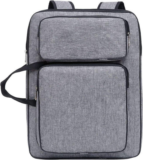 8K Art Portfolio Carry Bag Waterproof Artist Portfolio Case Portable Artist Tote Bag Adjustable Art Supplies Storage Bag Canvas Carrying Case with...