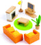 Hape Wooden Doll House Furniture Media Room Set...