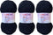 Black Soft Velvet Yarn Chenille Yarn for Crocheting Super Bulky 100g (3.53 Oz), (75.4 yds) Baby Blanket Yarn for Knitting Amigurumi Yarn Fancy Yar...