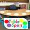 Table Spots Dry Erase Dots for Classroom Tables | Premium Vinyl No Staining! No Shadowing! 10 Pack, Large 12" Circles, White, Whiteboard...
