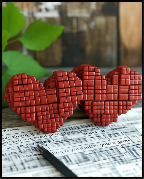 Posterizer 1 pcs-Valentine’s Day themed heart and book design -1-Romantic Art-Holiday Poster Collection-Gift for Couples boyfriend girlfriend Husb...