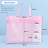 pendancy Mesh Zipper Pouch 11x13.7 in, Large Double Pocket Waterproof File Bag with Handle, A4 Size Foldable Document Storage for Puzzle Project/C...