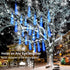 JJGoo Christmas Lights Meteor Shower Rain Lights, 10 Tube 12 inch 240 LEDs Icicle Lights Outdoor Raindrop Lights for Xmas Halloween Wedding Party ...