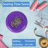 Hilltian Magnetic Pin Cushion with 100 Plastic Head Pins, Magnetic Pins Holder Pin Cushion for Sewing Quilting (Purple)...