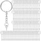 Keychain Rings for Crafts, Flasoo 360Pcs Keychains for Resin Include Key Rings with Chain, Jump Rings, Screw Eye Pins for DIY Keychain Making...