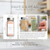 Modern White Spice Labels (no jars) by Paper & Pear - Oil Resistant Kitchen Pantry Labels - 2.25" by 1.25” Spice Labels Stickers - Durable Spice J...