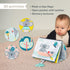 Taf Toys Tummy Time Toys High Contrast Baby Book. Fun, Interactive Crinkle Books for Babies with Mirror & Soft Koala Teether - Baby Tummy Time Boo...