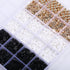 Ahouws 3020pcs Clay Beads for Bracelet Making, 4 Colors Clay Beads for Jewelry Making Supplies Charm Friendship Bracelet Kit with Gold Beads for J...