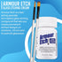 Armour Etch Glass Etching Cream - Starter 2.8oz Size - Bundled with Moshify Application Brushes...
