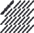 Mudder 300 Pieces Single Barbed Connectors 1/4 Inch Drip Irrigation Parts Drip Irrigation Barbed Coupling Fitting, Black...