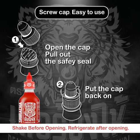 Crying Thaiger Sriracha Hot Chilli Sauce 200ml...