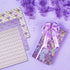 12"x12" Purple Card Paper, Single-Sided Heavyweight Paper Pack, Journaling Scrapbooking Supplies for Crafting Background Aesthetic Room Decor - 24...