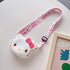 Kitty Cat Purse with Adjustable Lanyard And Stickers, Zipper Kitty Cat Wallet Kuluomi Crossbody Bag Shoulder Bag Coin Pouch Sanlio Accessories for...