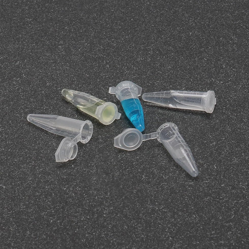 1.5ml Centrifuge Tubes with Snap Cap Bottom Tip Clear Plastic Test Tube Vials, Pack of 500...