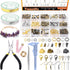 Tanstic 1467Pcs Jewelry Making Supplies Kit, Jewelry Making Kit with Jewelry Pliers, Jump Rings, Copper Wires, Jewelry Findings Supplies, Tweezer,...