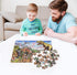LELEMON Puzzles for Kids Ages 4-8,Tyrannosaurus 100 Piece Puzzles for Kids,Educational Kids Puzzles Ages 6-8 Jigsaw Puzzles in a Metal Box,Dinosau...