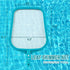 Pool Skimmer - Pool Skimmer Net without Pole, 16.5" x 9.5", Pool Net with Fine Mesh Net, Plastic Frame, Ultra-fine Pool Skimmer for Ponds, Fish Ta...