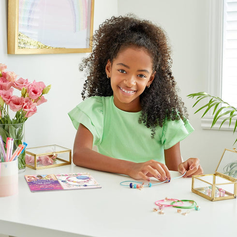 Make It Real - Ultimate Princess Royal Jewels and Gems - DIY Charm Bracelet Making Kit with Disney Princess Charms - Arts & Crafts Bead Kit for Gi...