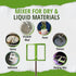 Drywall Mud Mixer for Paint, Epoxy Resin, Potting Soil, Joint Compound - ABS Paddle, 18" Length, Non-Slip 3/8" Zinc Plated Hex Shaft for 1/2" Dril...