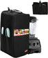 Hanging Blender Cover Compatible with Vitamix Low-Profile 64 oz. Blender, Foldable Dust Cover with Accessory Pockets Fits for Kitchen Blender, Bla...