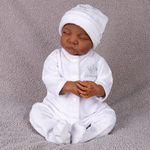 Aori Reborn Baby Dolls Clothes 20 inch Outfit White Onesie for 17-20 Inch Reborn Doll Newborn Dolls...