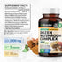 BIO KRAUTER Dozen Mushroom Complex Capsules 2100 mg Blend - 100 Vegan Caps - 12 Extracts in One Mushroom Supplement for Immune Support - Lions Man...