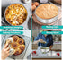 TeamFar Round Cake Pan, 8’’ x 3’’ Stainless Steel Deep Baking Roasting Cake Pan for Birthday Party Wedding, Non-Toxic & Heavy Duty, Deep & Straigh...