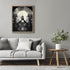 Posterizer 1 pcs-hunting church building-black and white collage-Abstract & Modern Art-Retro Art-Gift for Art Lovers- UNFRAMED Wall Art...