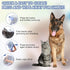 Pet Grooming Brush Kit 7pcs, Cat Brush with Release Button Comb Set for Shedding -Cat Brush&Nail Clippers File Set for Cat Dogs Long matted Haired...