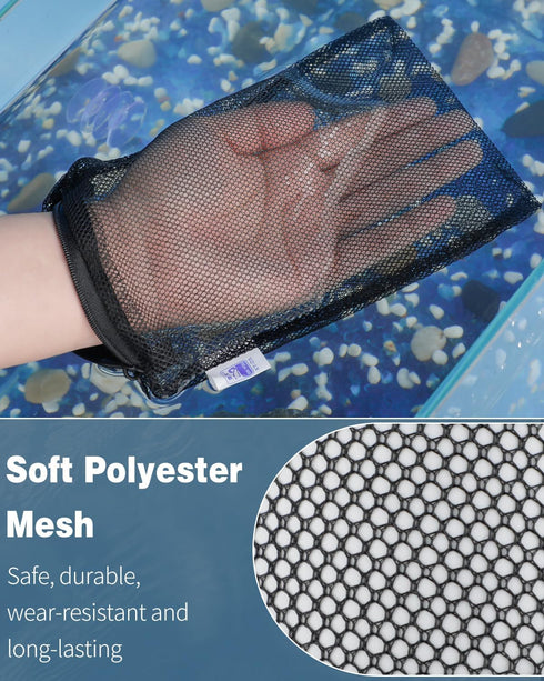 Pawfly 8 Pack Aquarium Filter Media Bags, Fish Tank Fine Mesh Bag with Plastic Zipper Aquarium Mesh Bag for Activated Carbon, Bio Filter Balls, Fi...