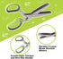3 Packs Herb Scissors Set - 5 Blades Herb Scissors with Herb Stripper, 2 Packs Herb Stripper Tools with Safe Cover, Cool Kitchen Gadgets for Cutti...