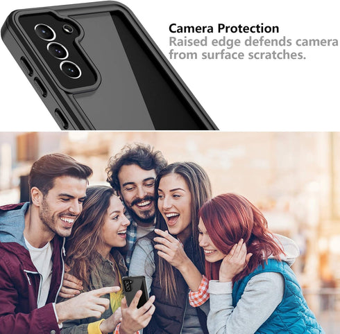 Oterkin for Samsung Galaxy S21 Waterproof Case with Built-in Screen Protector Dustproof Shockproof 360 Full Body Underwater Case for Samsung S21 5...
