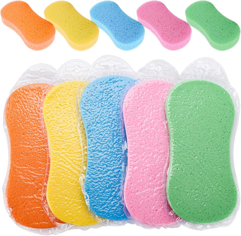 TOPZEA 15 Pcs Car Wash Sponges, Handy Cleaning Scrubber Washing Sponge Pads for Cars and Kitchen with Vacuum Compressed Packing, 5 Colors...