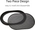 4" x 6" Speaker Grill Covers, Car Speaker Subwoofer Guard Protector, ABS Plastic Frame with Metal Mesh, Black - 2Pcs...