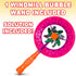 ArtCreativity Windmill Bubble Wand, 15.5 Inch Bubble Blower and Pinwheel Spinner for Kids with Solution in Handle, Outdoor Activity for Summer and...