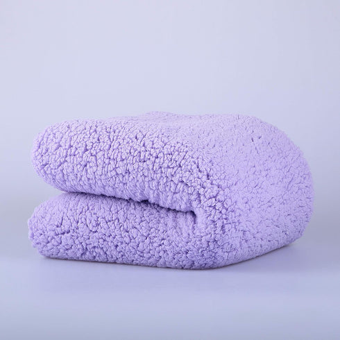 Reafort Ultra Soft Sherpa Body Pillow Cover/Case with Zipper Closure 21"x54" (21"x54" Body Pillow Cover, Lilac)...