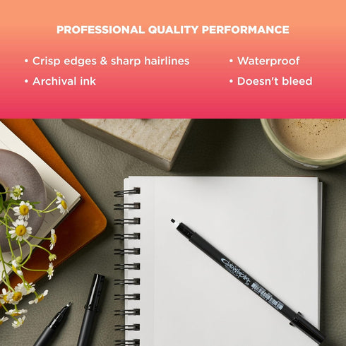 SAKURA Pigma Calligrapher Brush Pens - Archival Black Ink Pens - Pens for Lettering and Modern Calligraphy - Black Ink - 1 mm, 2 mm, & 3 mm Nibs -...