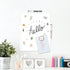 U Brands Contempo Magnetic Dry Erase Board Kit, Set of 19, 11”x14”, Fall Floral, Includes Magnets, Markers...