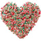 EHOPE Christmas Slices Fake Sprinkles Resin Sprinkles Fake Candy Sprinkles Clay Sprinkles Polymer Sprinkles Polymer Clay Slices for Nail Art DIY C...