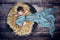 AMOS and SAWYER Light Camel Faux Mongolian Fur Photography Prop 18"x20", Newborn Prop, Basket Stuffer, Layering Blanket, Rug (Small)...