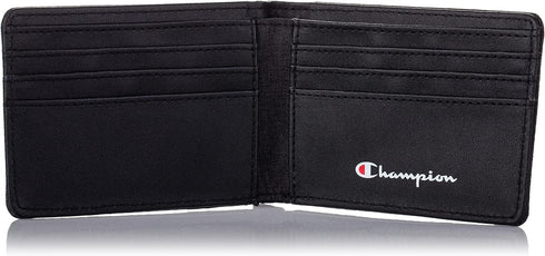 Champion Unisex Adult Graphic Bi Fold Wallet, Washed Black, One Size UK...