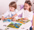 QUOKKA Wooden Africa Puzzles for Kids Ages 3-5 – 28 Pieces Toddlers Kids Puzzles Ages 4-8 Year Olds – Wood Africa Toys for Children 6-8 yo...